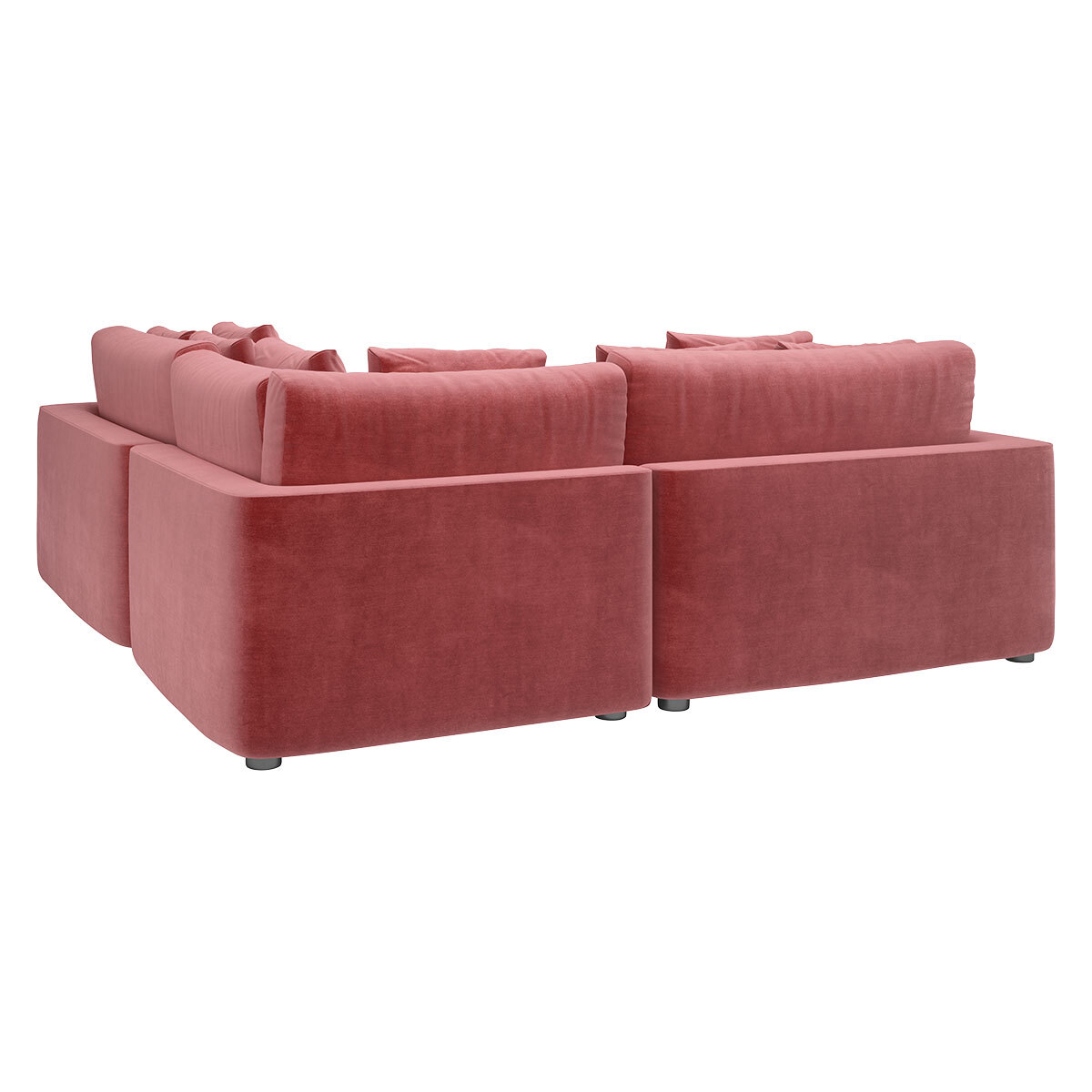 Rupert Dusty Rose Reversible Corner Sofa, Dusty Rose – image 5