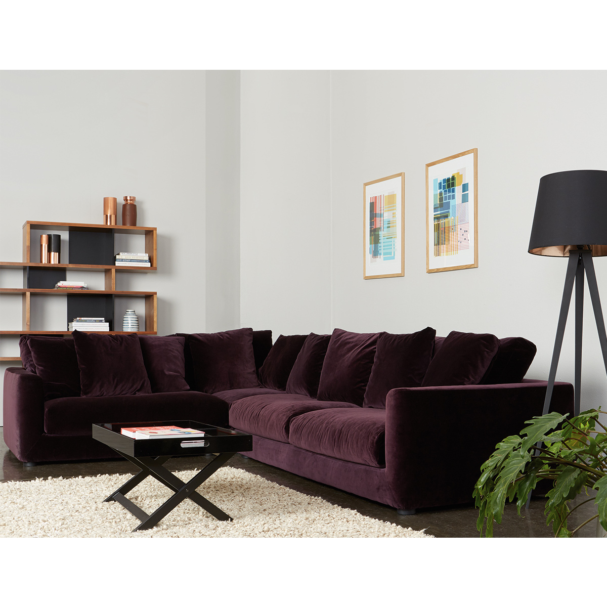 Rupert Dusty Rose Reversible Corner Sofa, Dusty Rose – image 6