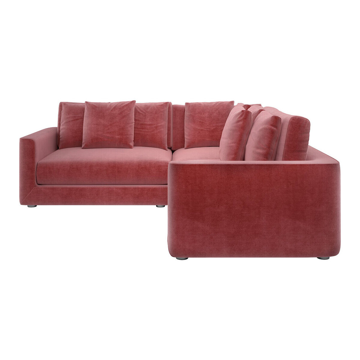 Rupert Dusty Rose Reversible Corner Sofa, Dusty Rose – image 1