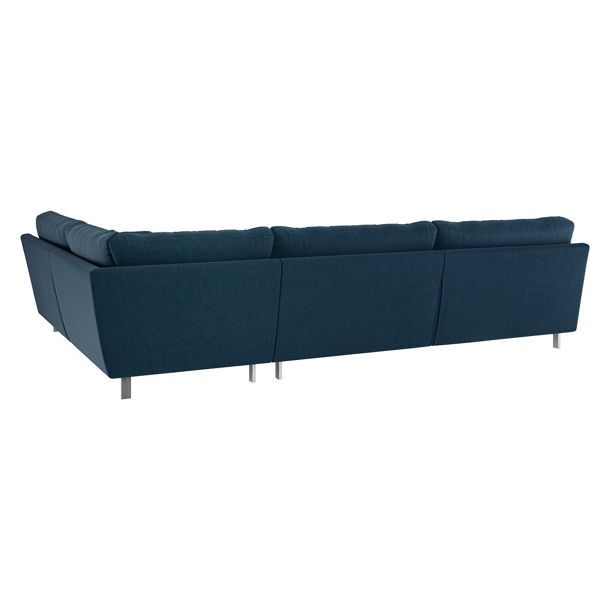 Cuscino Navy Blue Wool Tweed Left-Arm Corner Sofa, Navy – image 5
