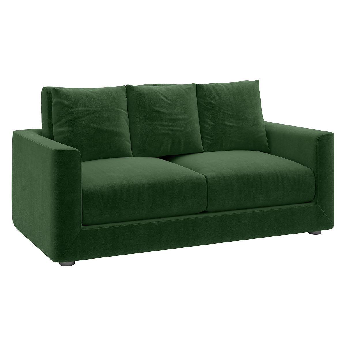 Rupert Moss Green 2 Seat Sofabed, Moss Green – image 3