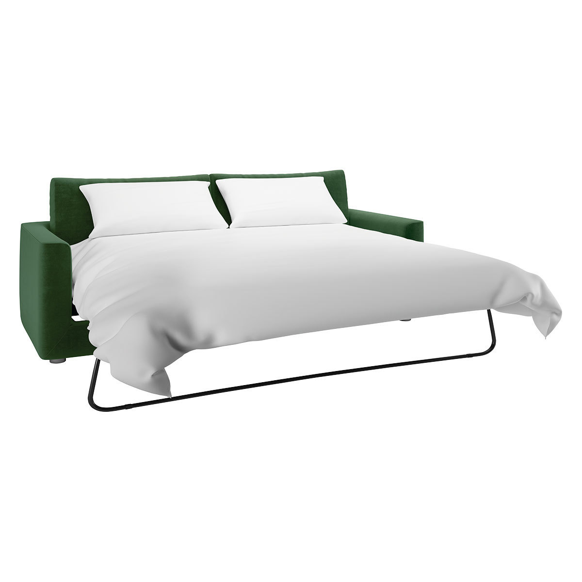Rupert Moss Green 2 Seat Sofabed, Moss Green – image 6