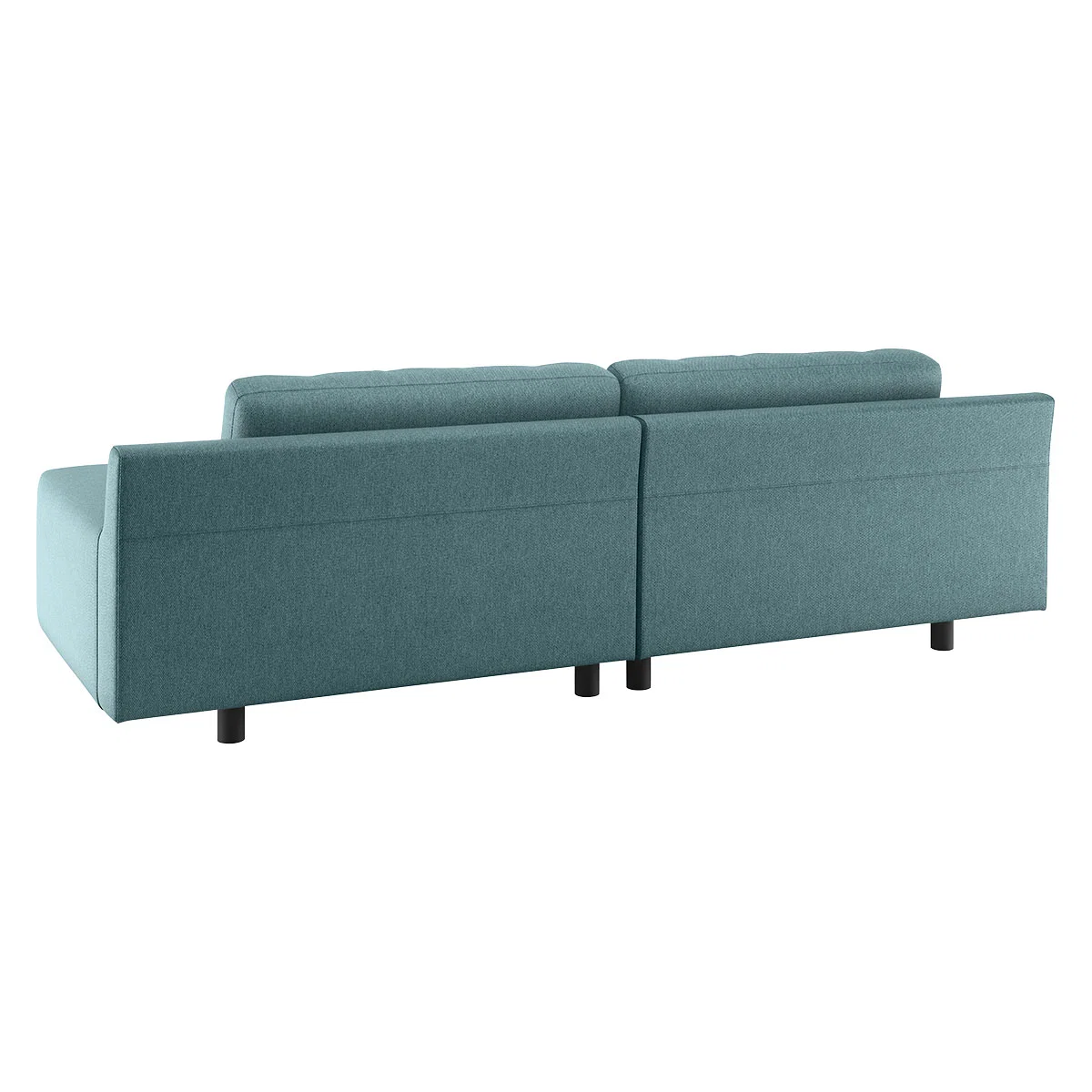 Hendricks Teal Blue FaBric 4 Seater Easy Access Sofa, Blue – image 5