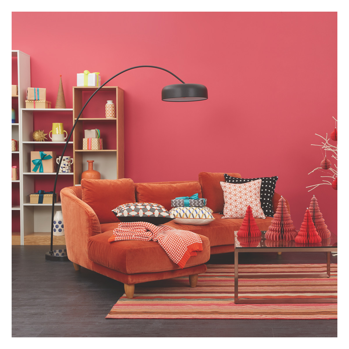 Colby Grey FaBric 3 Seater Sofa, Wooden Feet, Grey – image 9