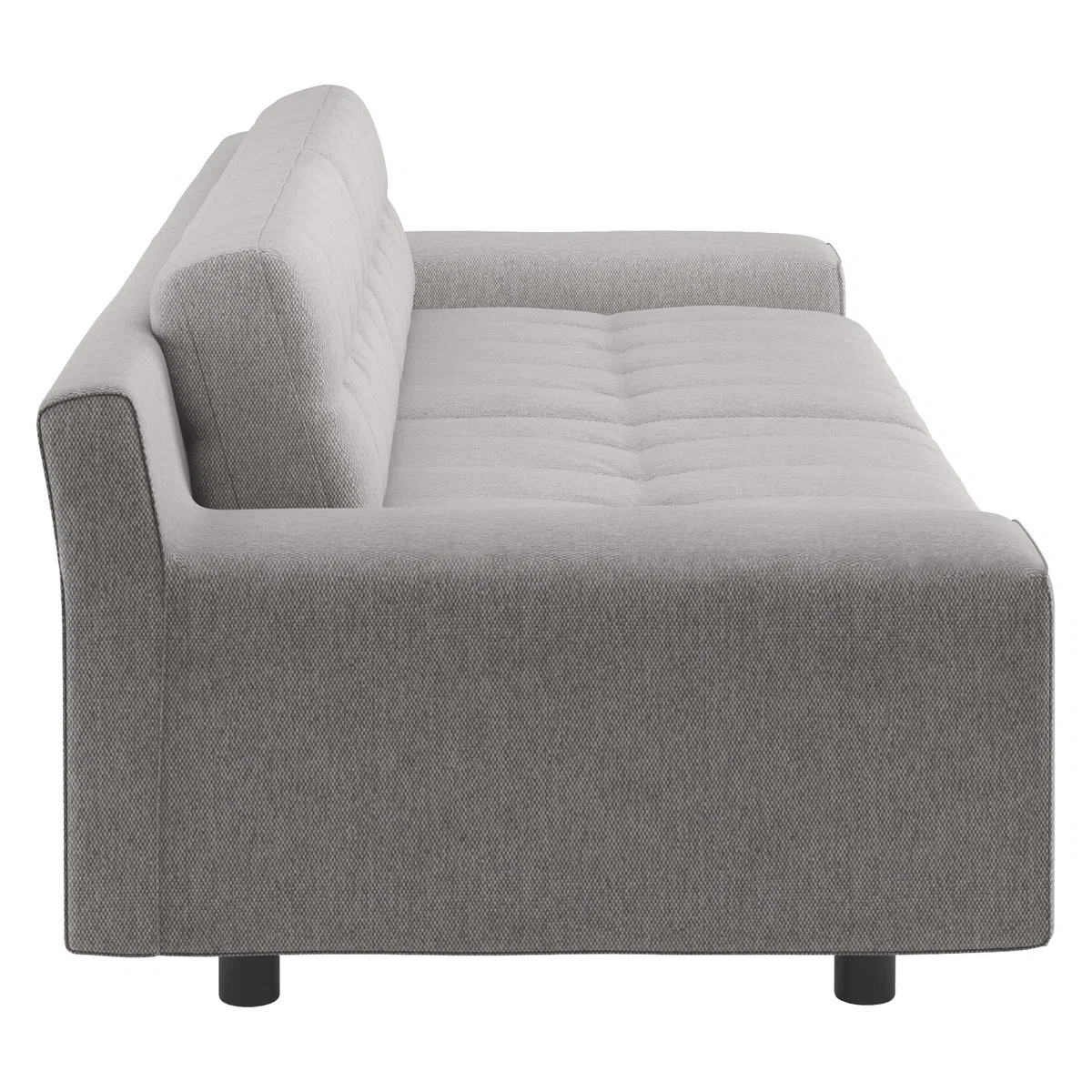Hendricks Grey FaBric 4 Seater Sofa, Grey – image 4