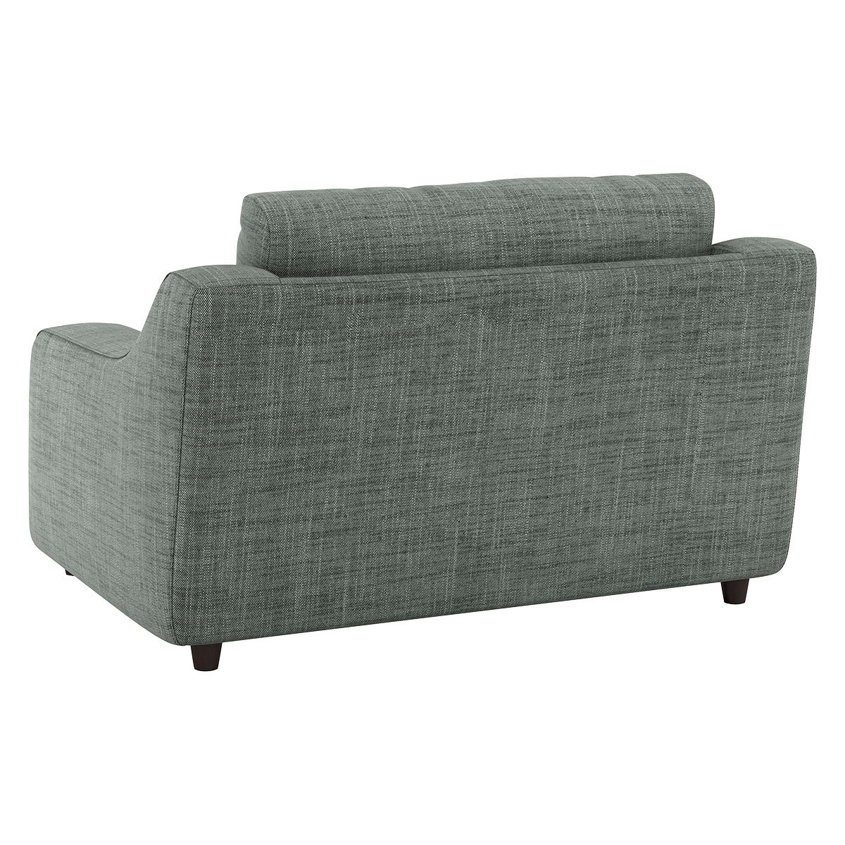 Slope Grey Italian FaBric Woven Loveseat Sofa, Grey – image 5