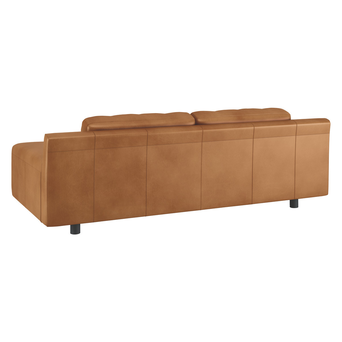 Hendricks Mid Tan Leather 3 Seater Sofa, Mid Tan – image 5