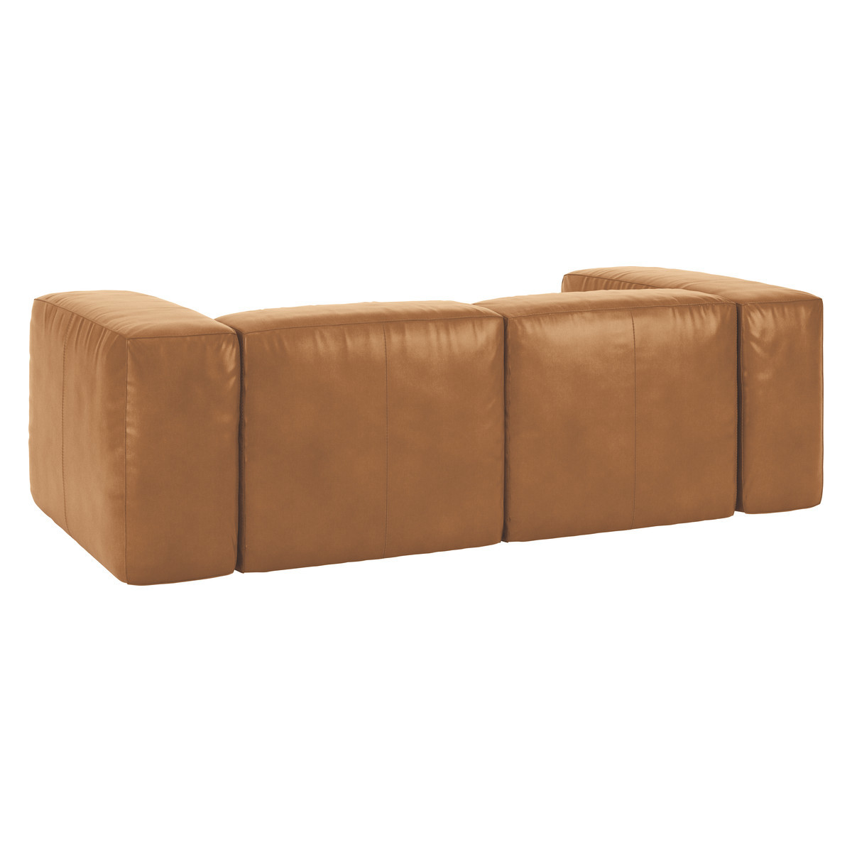 Opollo Mid Tan Leather 3 Seater Sofa, Mid Tan – image 5