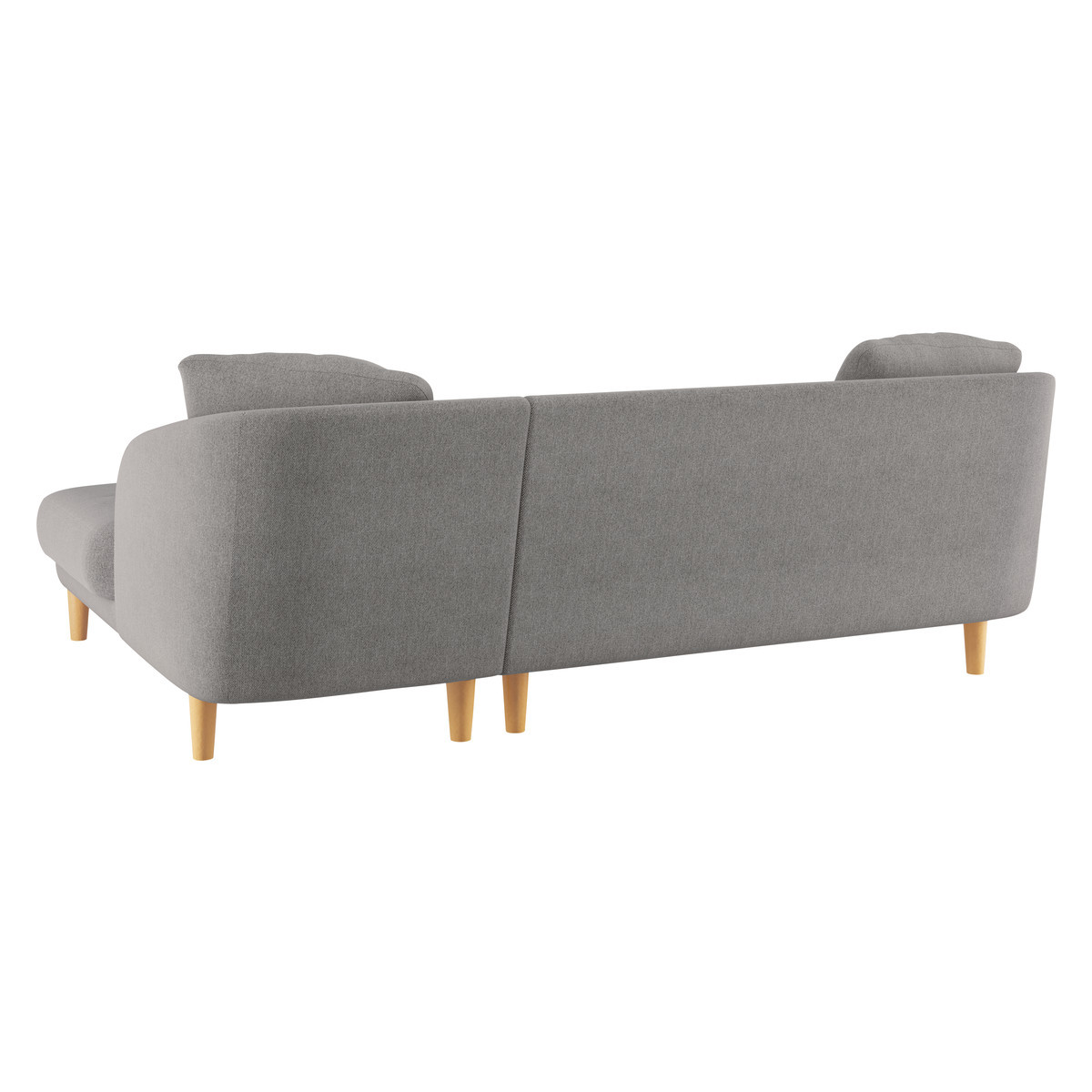 Colby Grey FaBric Right Arm Chaise Sofa, Grey – image 6