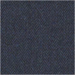 Lyle Navy Blue Herringbone Wool Mix FaBric 3 Seater Sofa, Navy – image 8