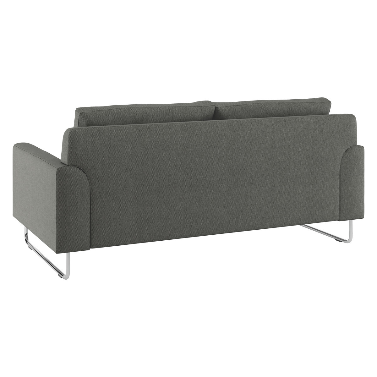 Lyle Charcoal Grey FaBric 2 Seater Sofa, Charcoal – image 4