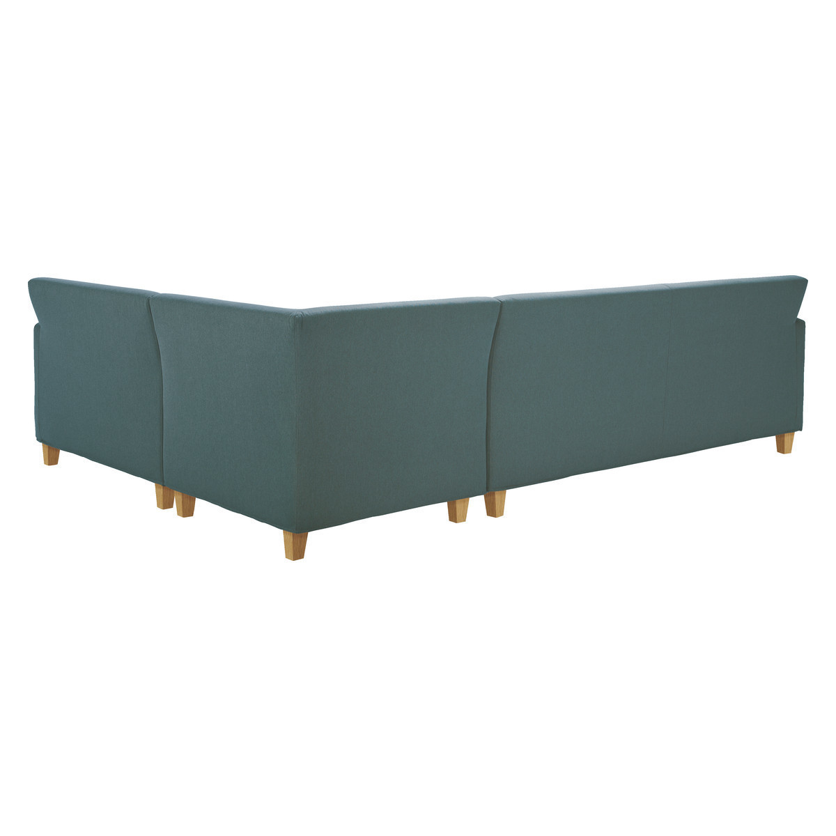 Chester Teal Blue FaBric Left-Arm Corner Sofa, Blue – image 5