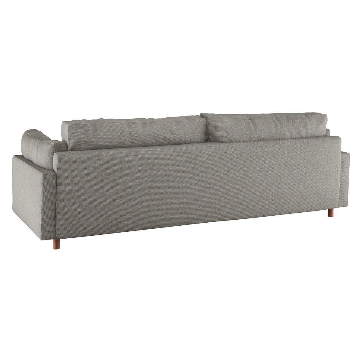 Elkin Grey Textured FaBric 4 Seat Sofa, Grey – image 5