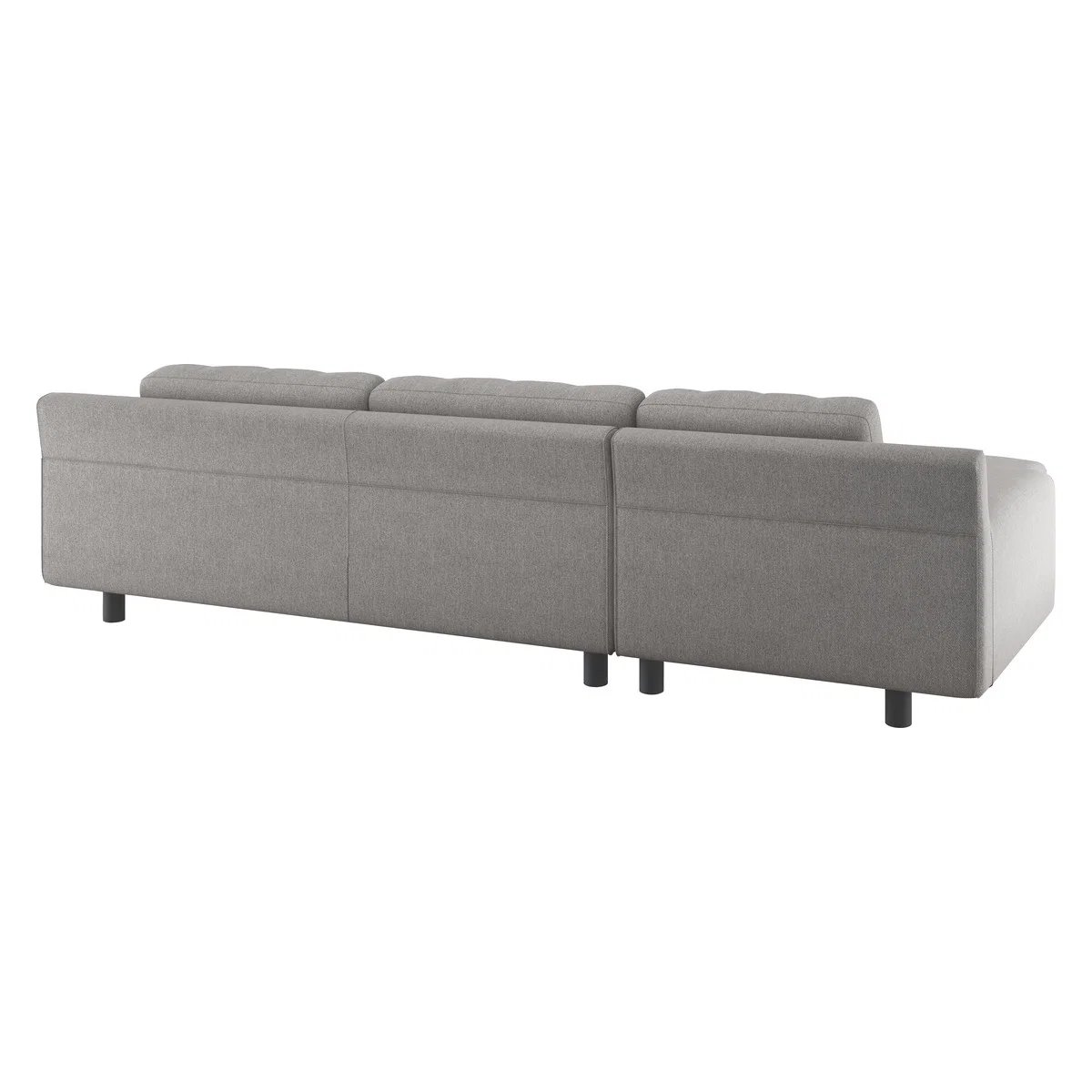 Hendricks Grey FaBric Left Arm Chaise Sofa, Grey – image 5