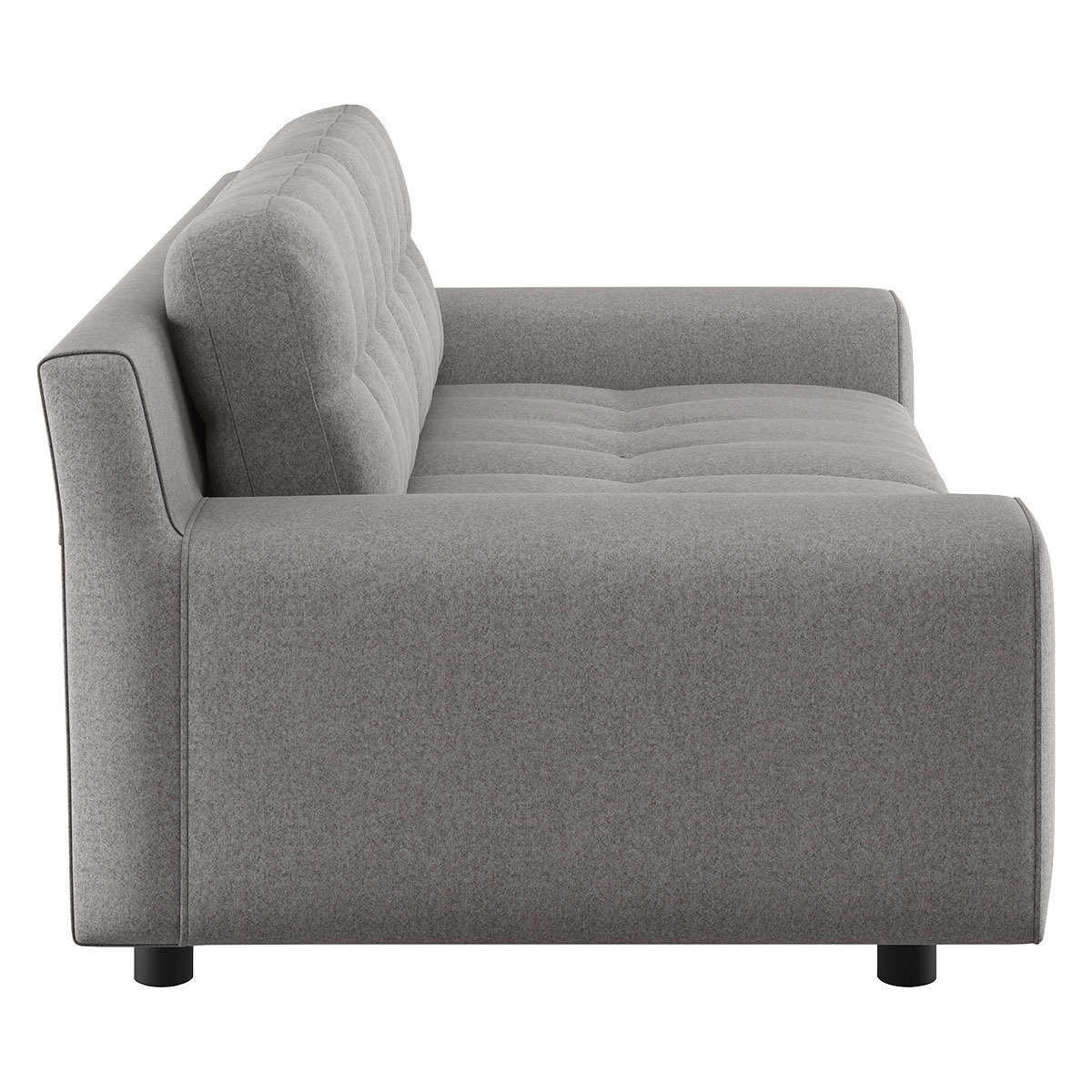 Hendricks Grey Wool 2 Seat Sofa, Grey – image 3