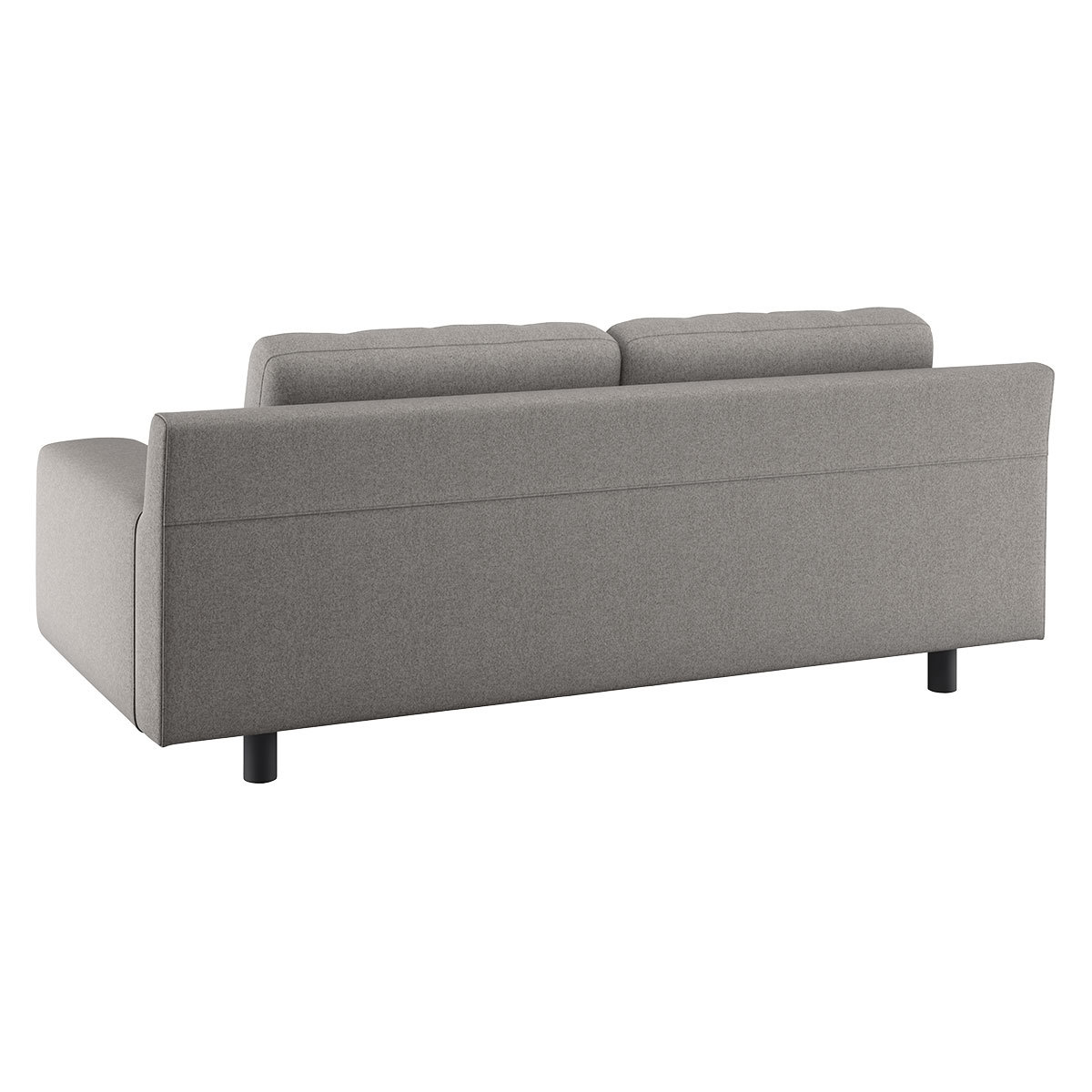 Hendricks Grey Wool 2 Seat Sofa, Grey – image 4