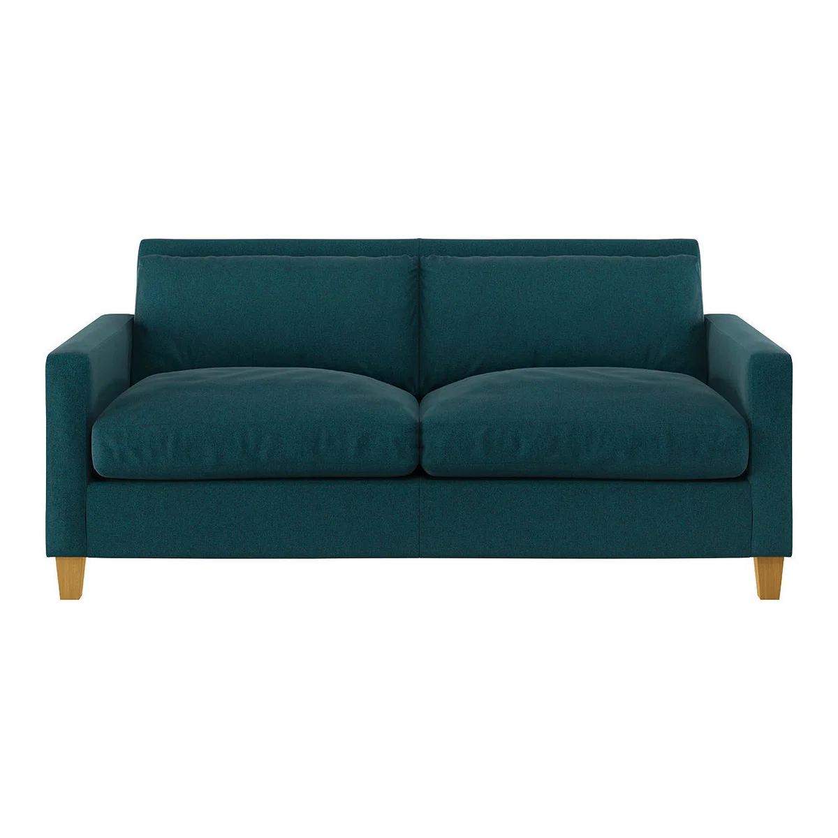 Chester Teal Green Tweed Wool Mix 2 Seater Sofa, Green – image 1