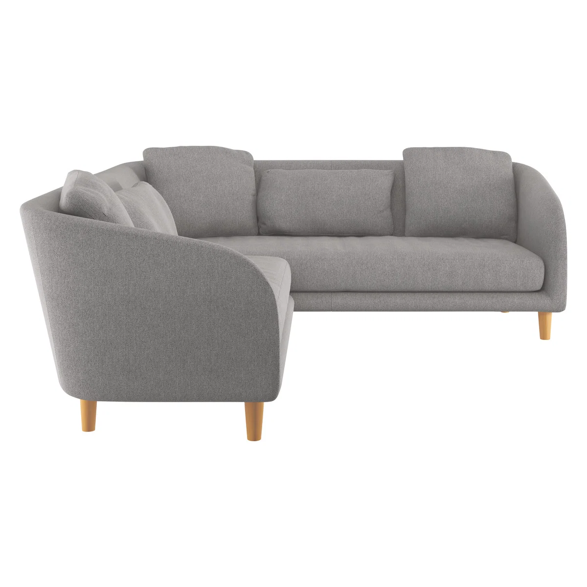 Colby Grey FaBric Left-Arm Corner Sofa, Grey – image 4
