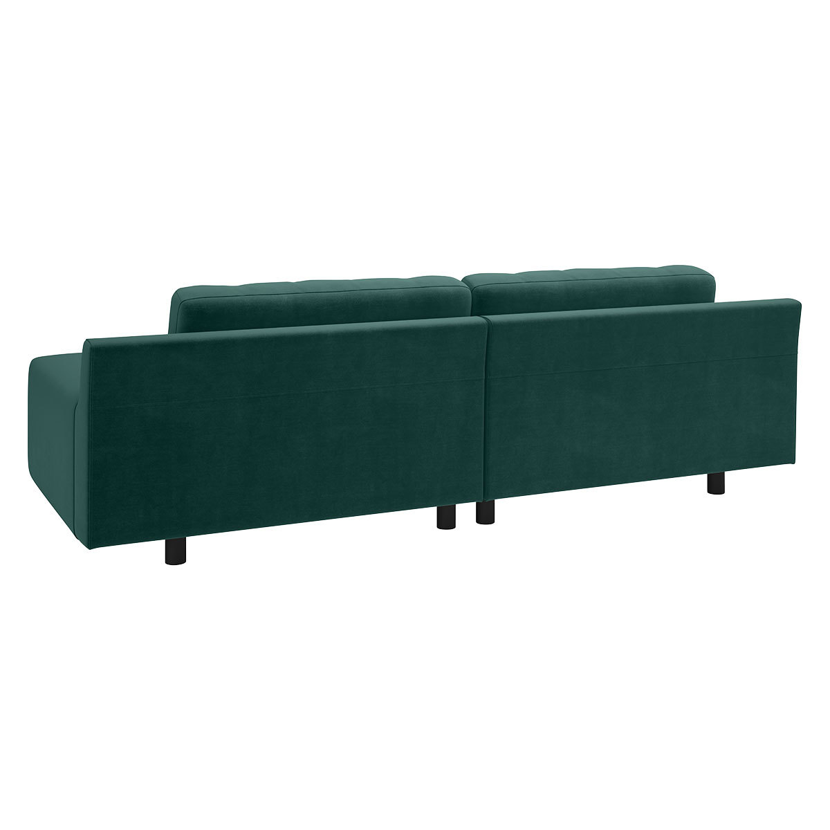 Hendricks Emerald Green Velvet 4 Easy Access Seater Sofa, Green – image 5