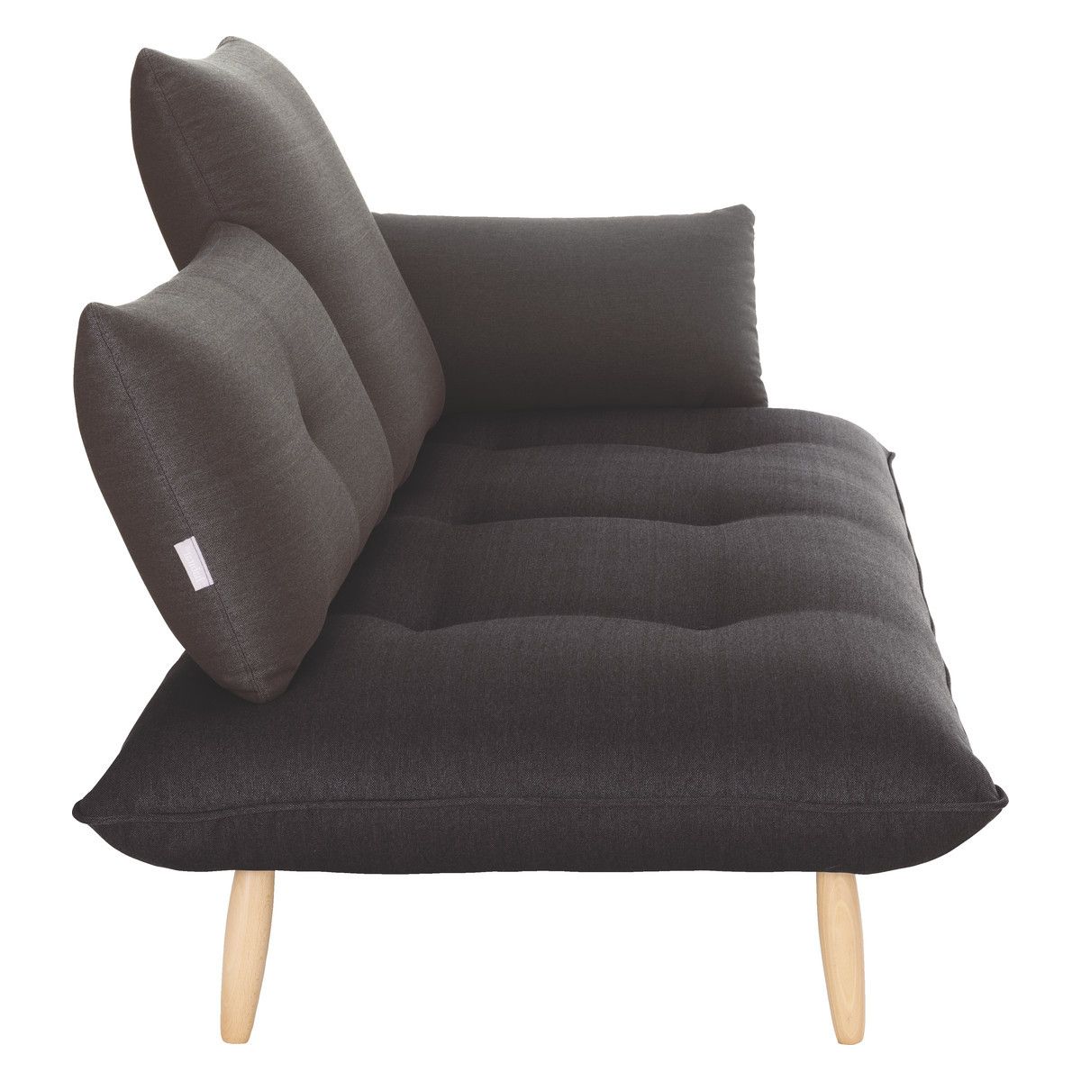 Naoko Charcoal Grey Right-Arm 3 Seater Sofa, Charcoal – image 2