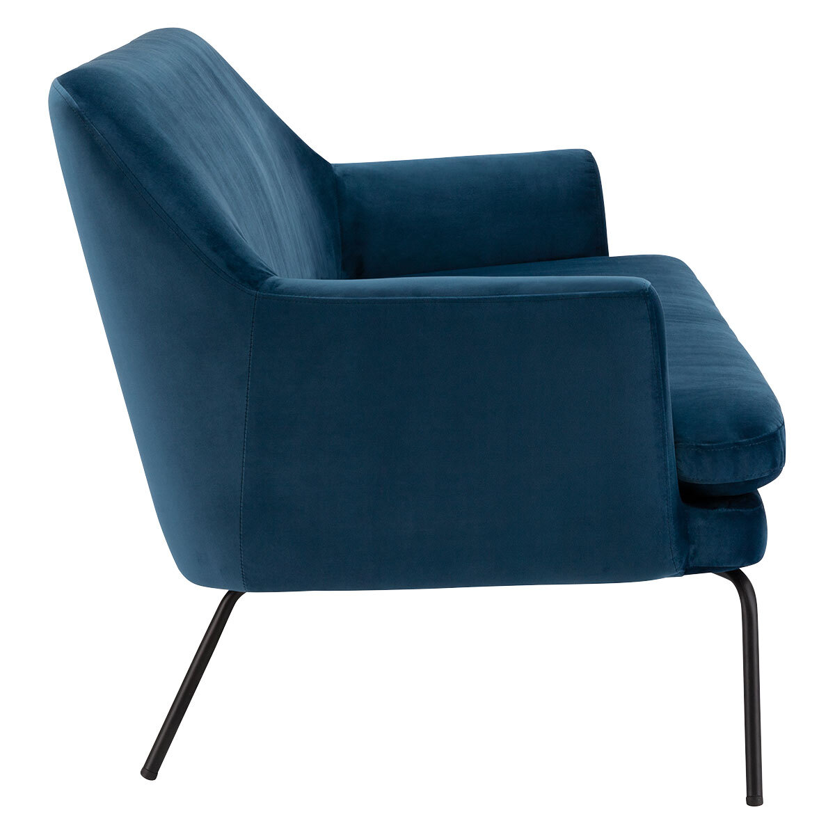 Habitat Celine 2 Seater Velvet Sofa - Blue, Navy – image 4