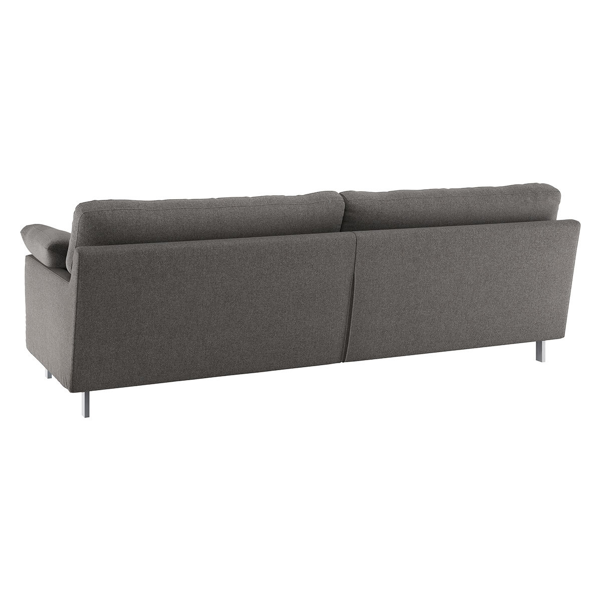 Cuscino Charcoal Grey Tweed Wool Mix 3 Seater Sofa, Charcoal – image 5