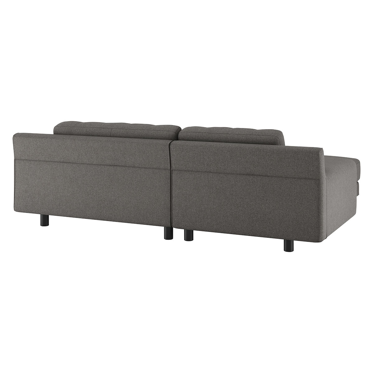 Hendricks Charcoal Grey Tweed Wool Mix Small Left-Hand Chaise Sofa, Charcoal – image 5