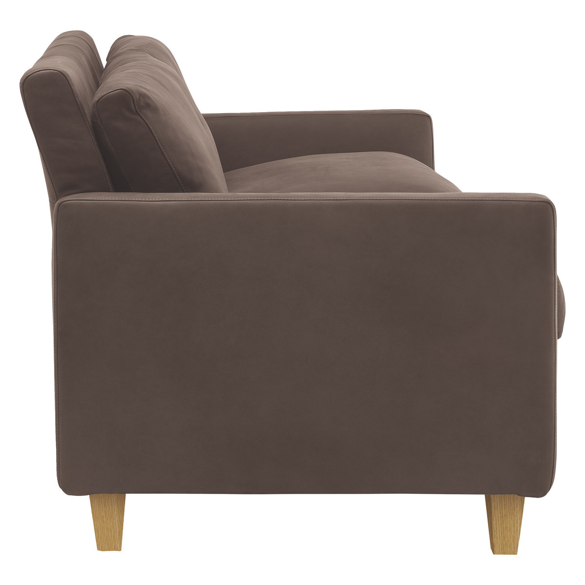 Chester Chocolate Brown Luxury Leather 3 Seater Sofa, Dark Brown – image 4