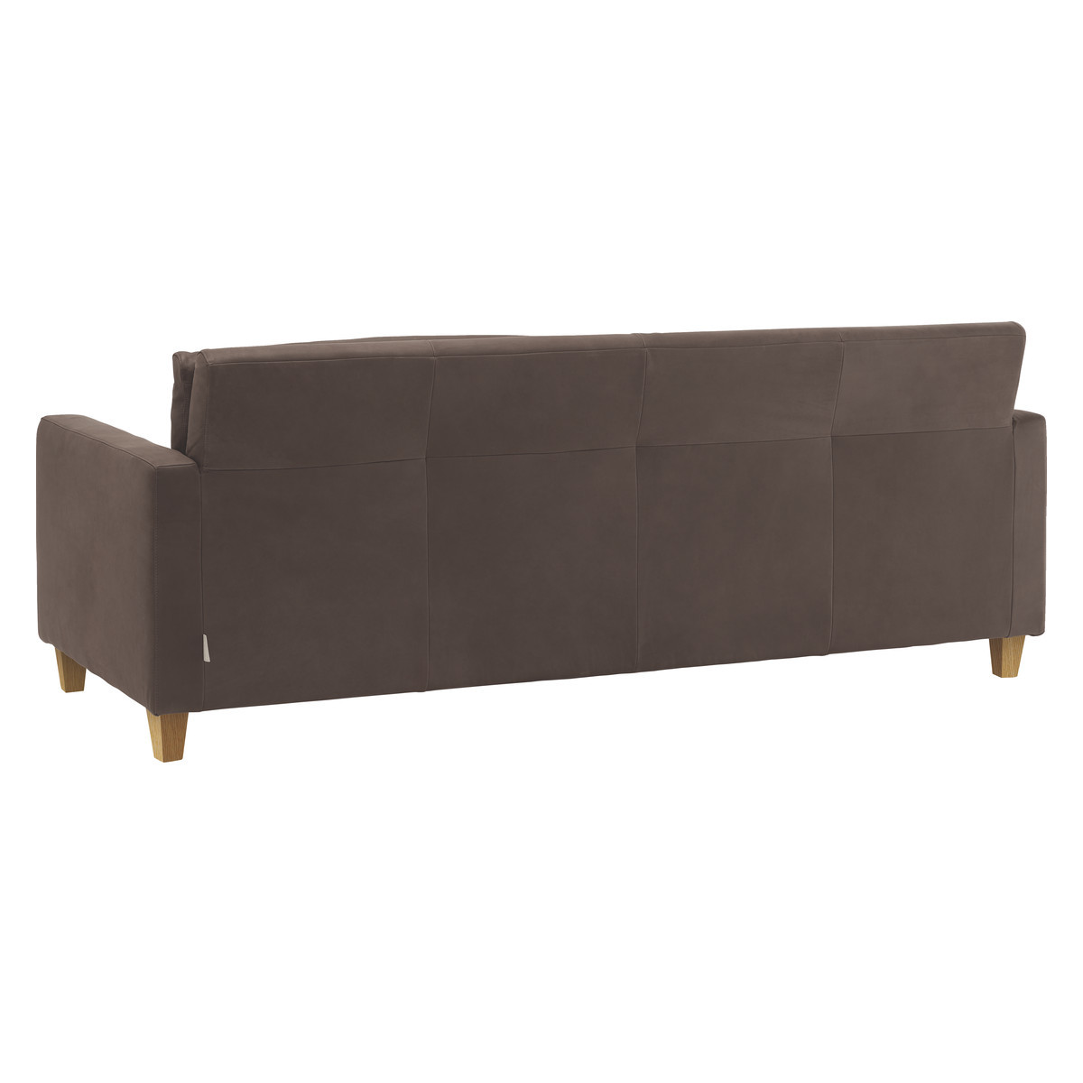 Chester Chocolate Brown Luxury Leather 3 Seater Sofa, Dark Brown – image 5
