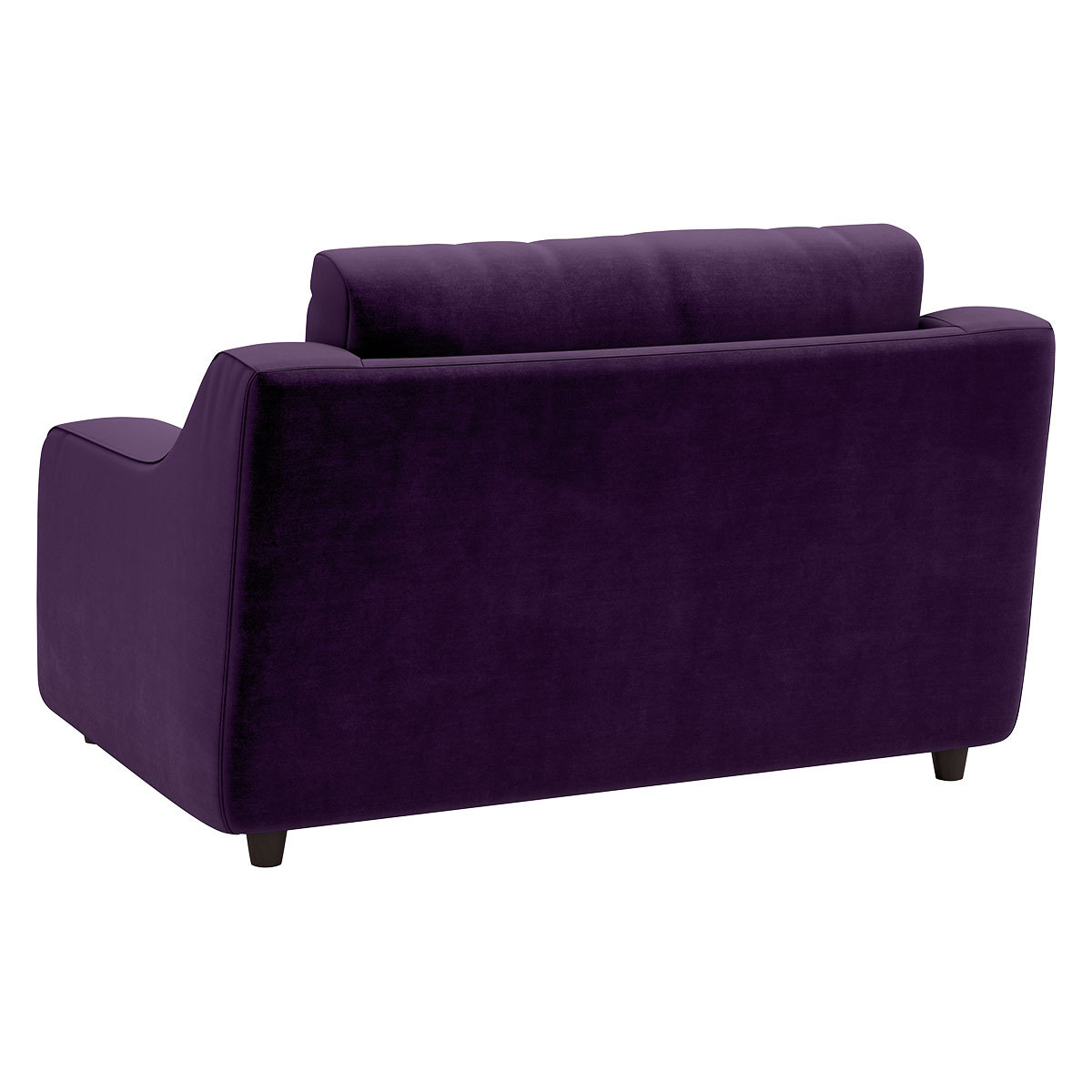 Slope Purple Velvet Loveseat Sofa, Purple – image 5