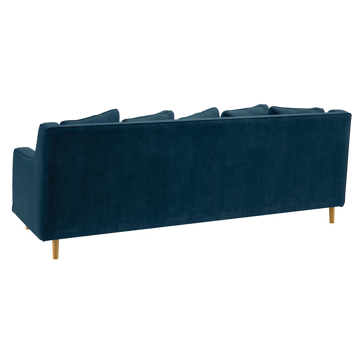 Swift Ink Blue Velvet 3 Seater Sofa, Blue – image 5