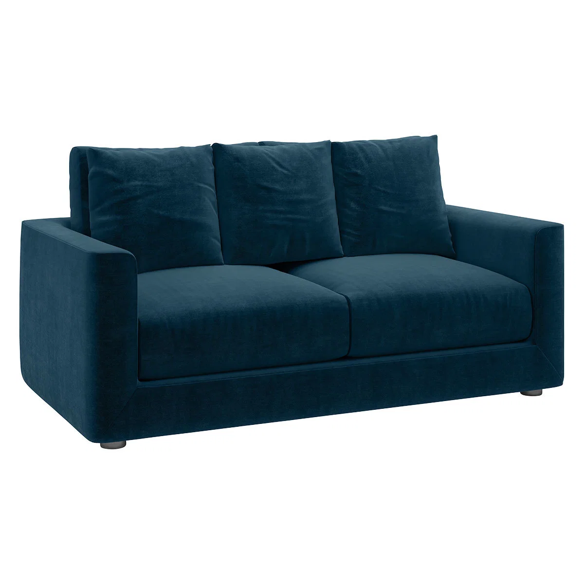 Rupert Ink Blue 2 Seat Sofa, Blue – image 3