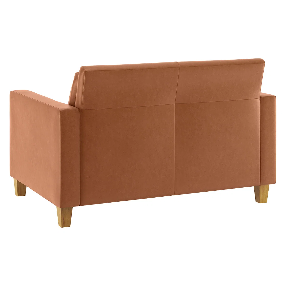 Chester Tan Luxury Leather Compact Sofa, Tan – image 9