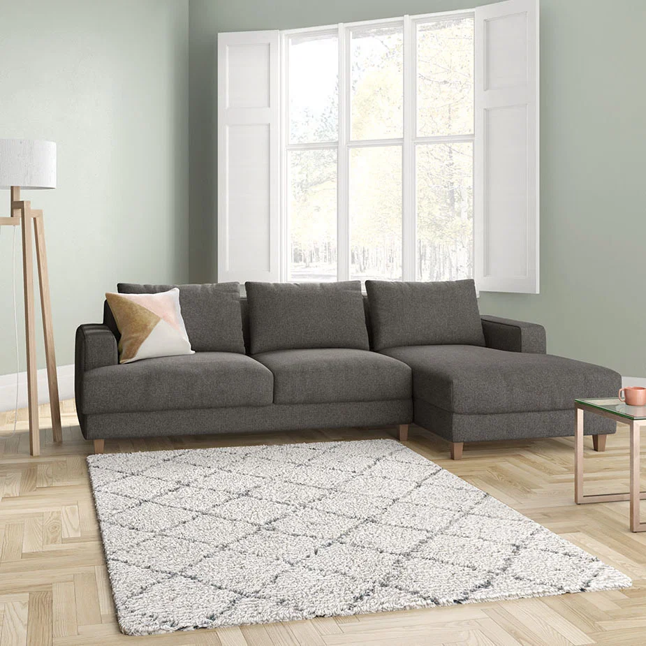 Wiltons Emerald Green Velvet Right Hand Chaise Sofa, Green – image 8