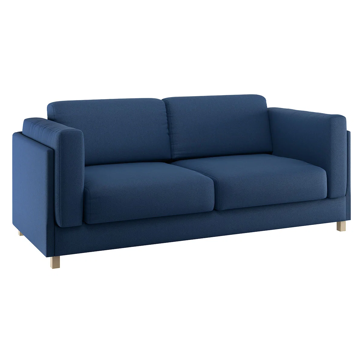 Colombo Blue FaBric 3 Seat Sofabed, Blue – image 3