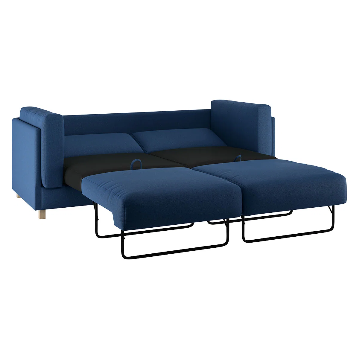 Colombo Blue FaBric 3 Seat Sofabed, Blue – image 6