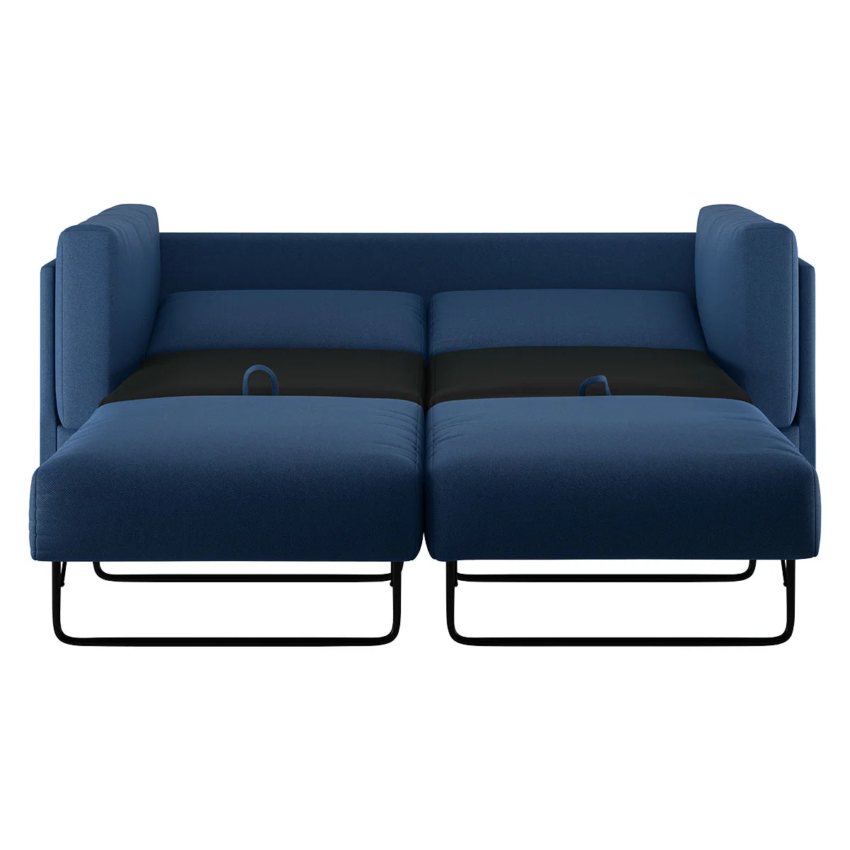 Colombo Blue FaBric 3 Seat Sofabed, Blue – image 8