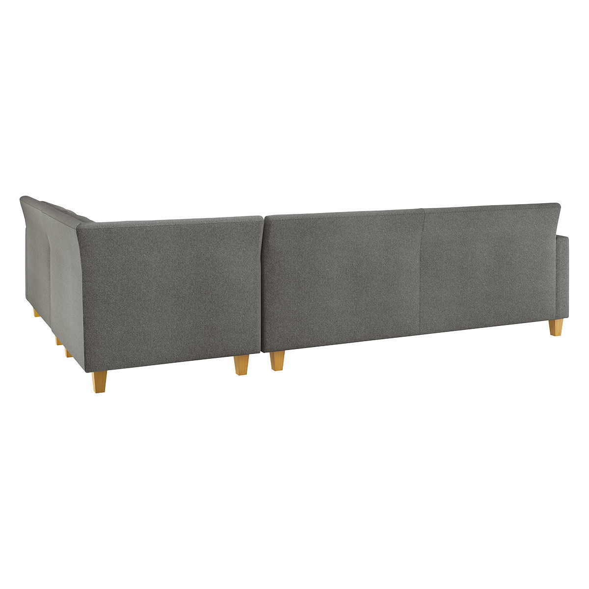 Chester Black & White FaBric Left Hand Corner Sofa, Black & White – image 5