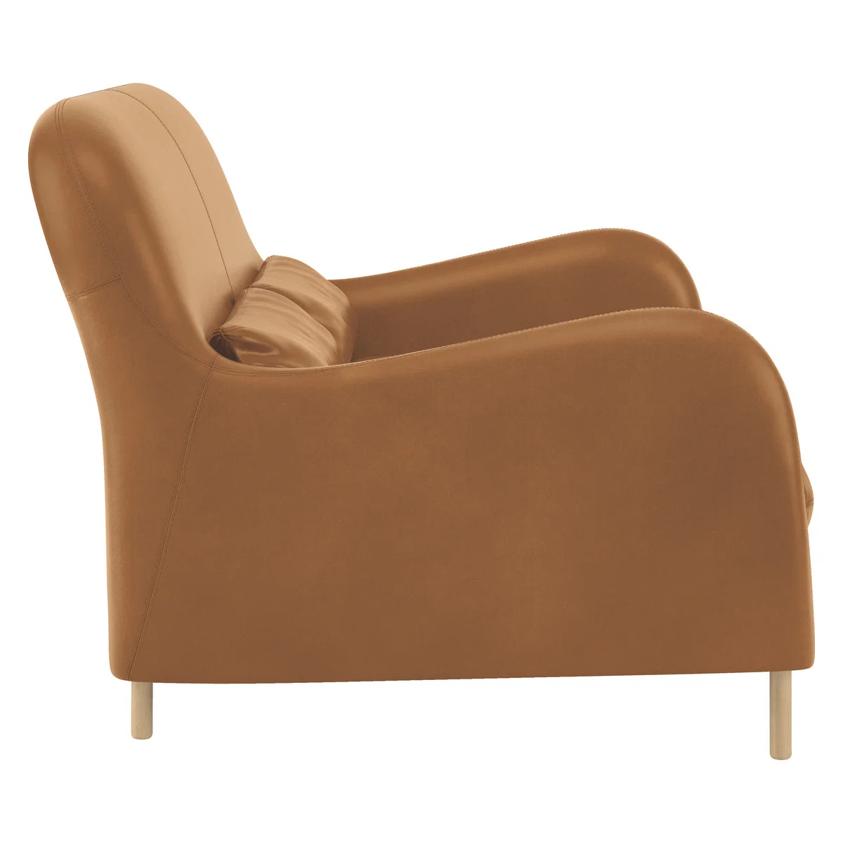 Smithfield Mid Tan Leather 2 Seater Sofa, Mid Tan – image 3