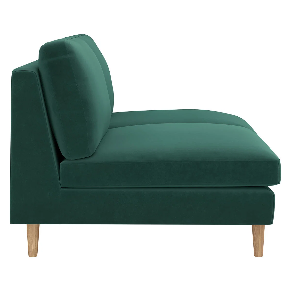 Teo Green Velvet 2 Seat Sofa, Green – image 4
