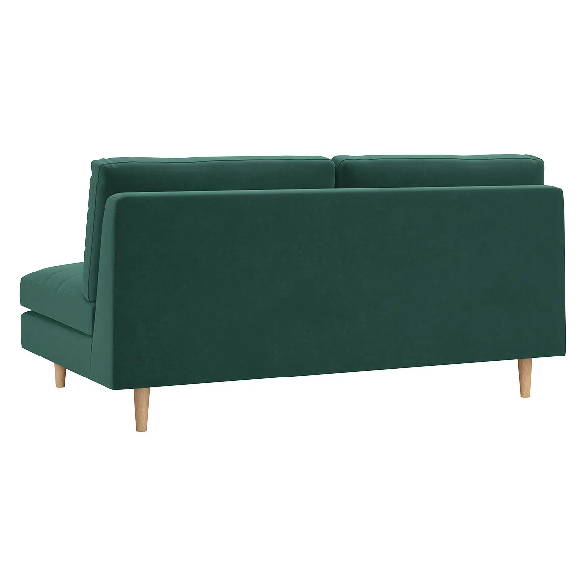 Teo Green Velvet 2 Seat Sofa, Green – image 5