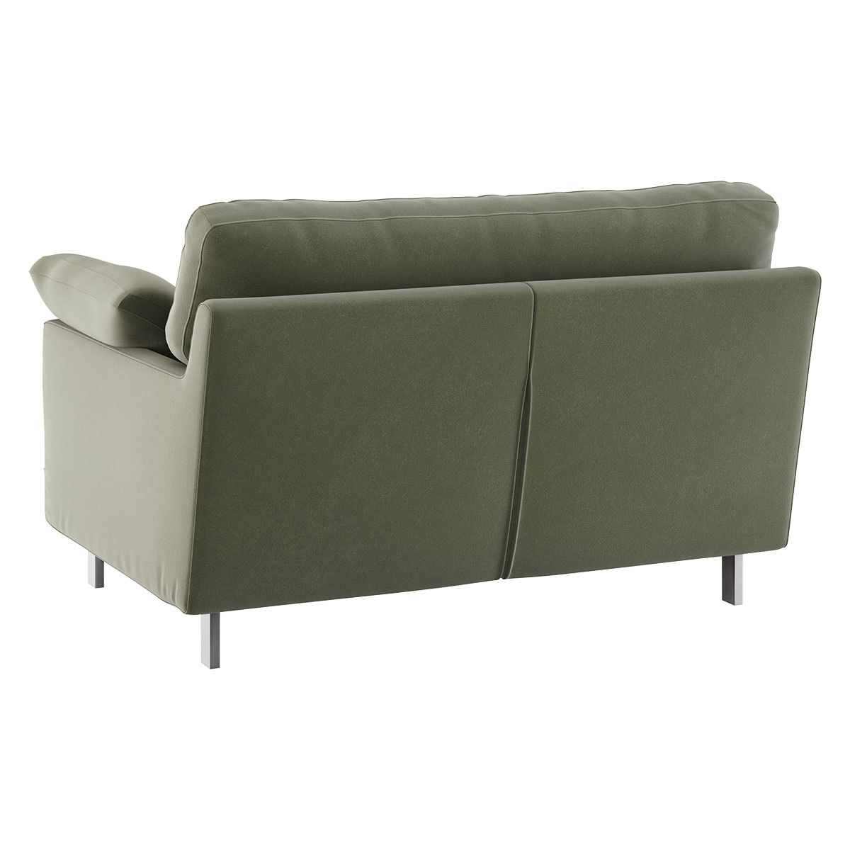 Cuscino Sage Green Velvet Compact Sofa, Green Green – image 5