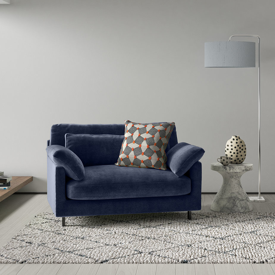 Cuscino Sage Green Velvet Compact Sofa, Green Green – image 8