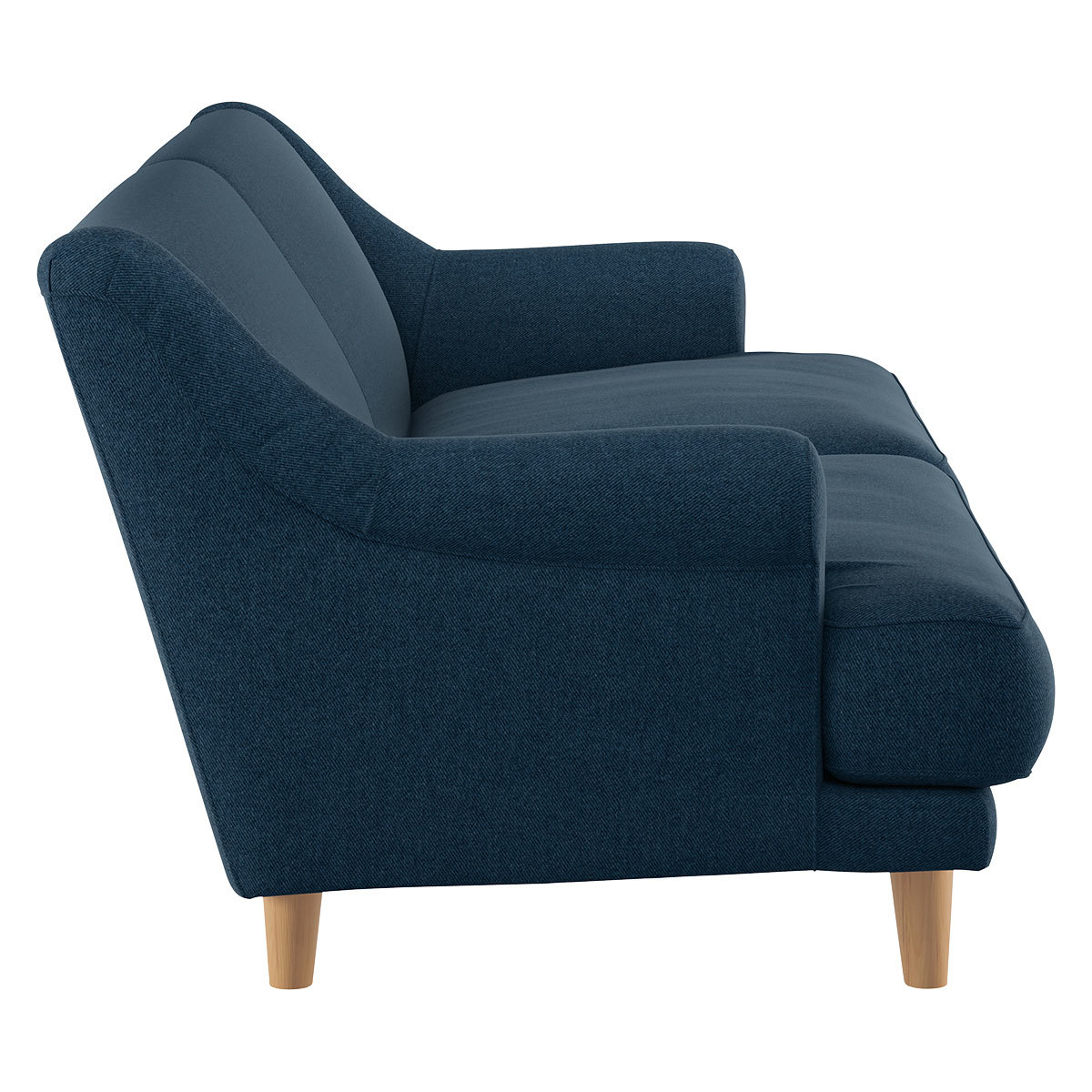 Townsend Navy Blue Tweed Wool Mix 2 Seater Sofa, Navy – image 3