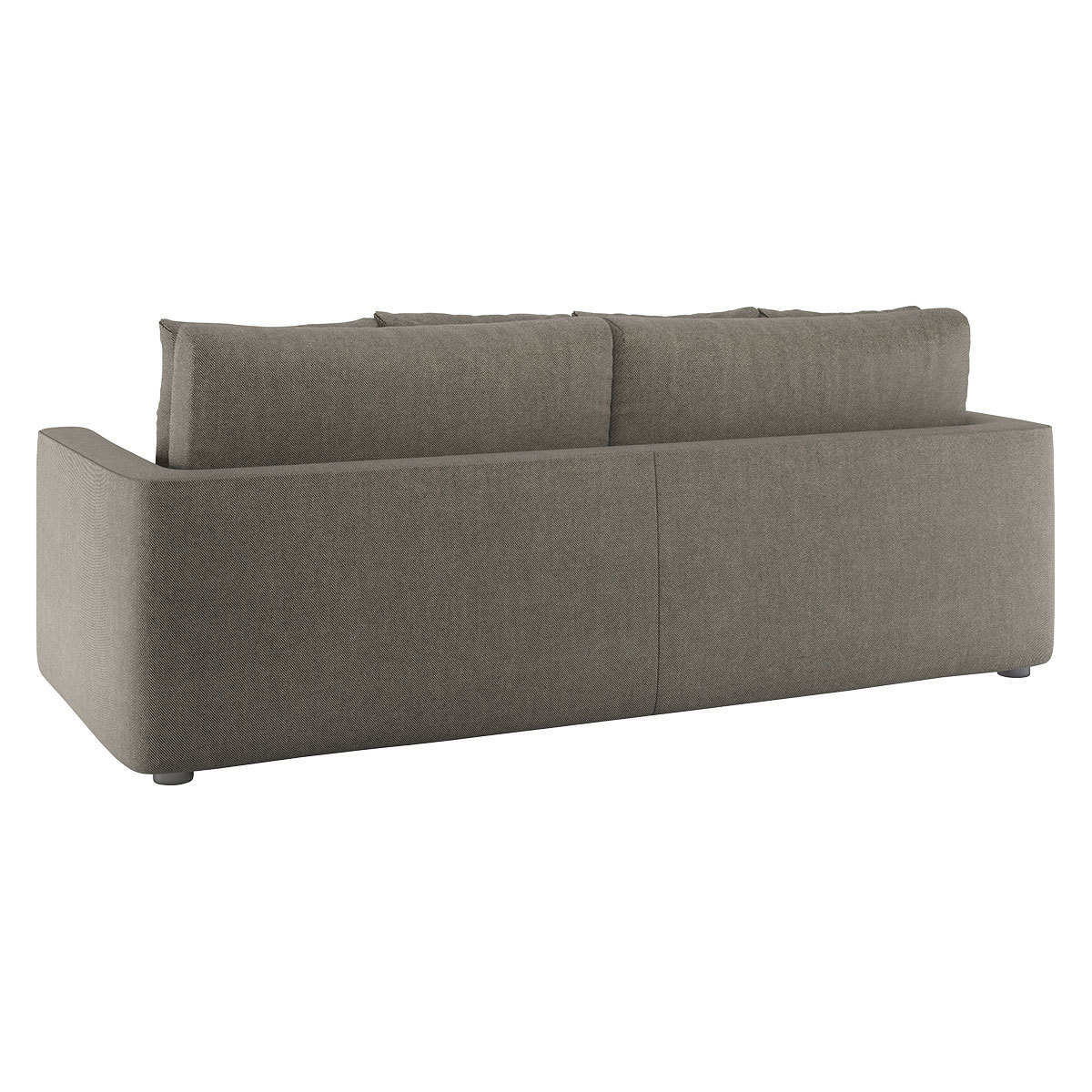 Rupert Black & White Stripey Linen 4 Seat Sofa Bed, Black & White – image 5