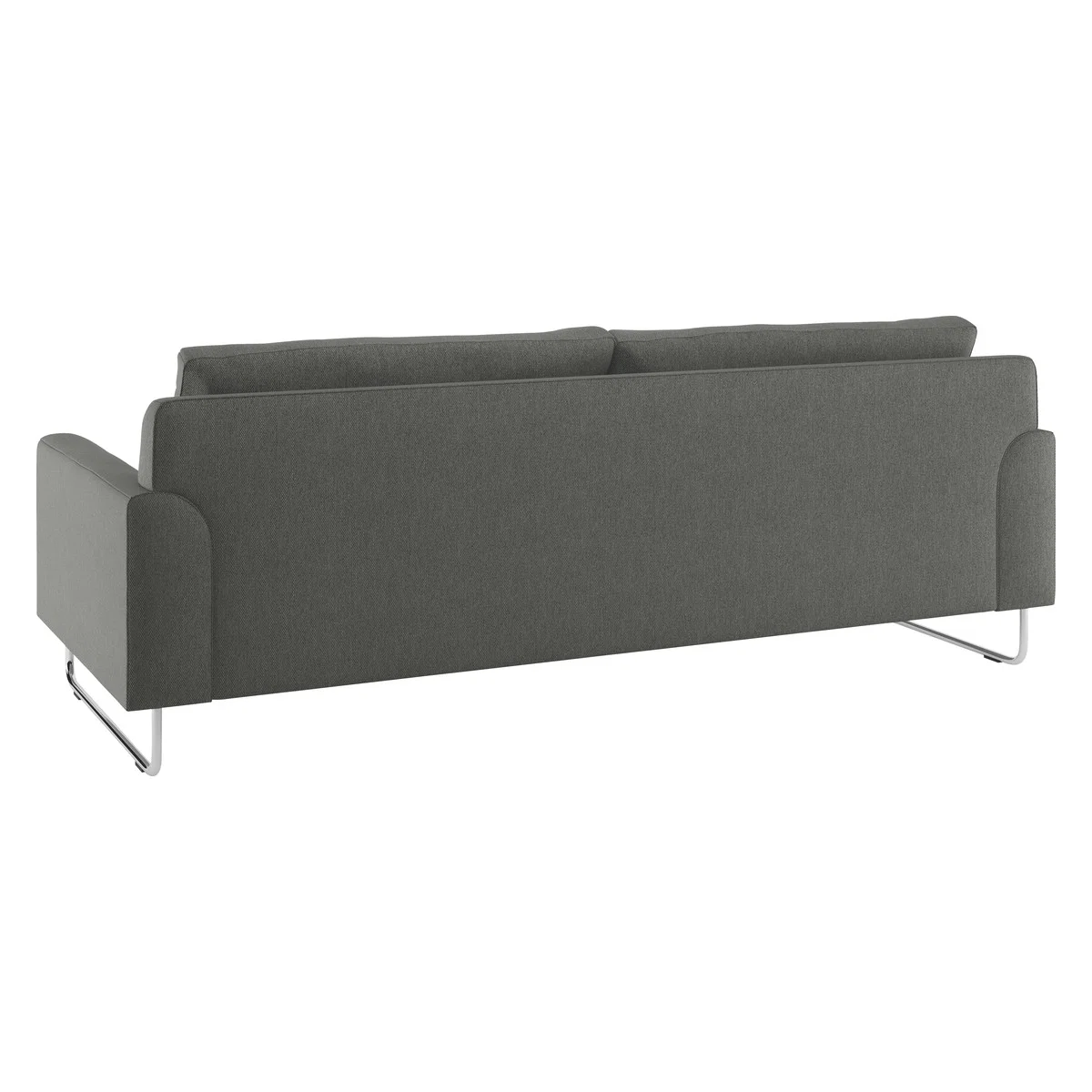 Lyle Charcoal Grey FaBric 3 Seater Sofa, Charcoal – image 4