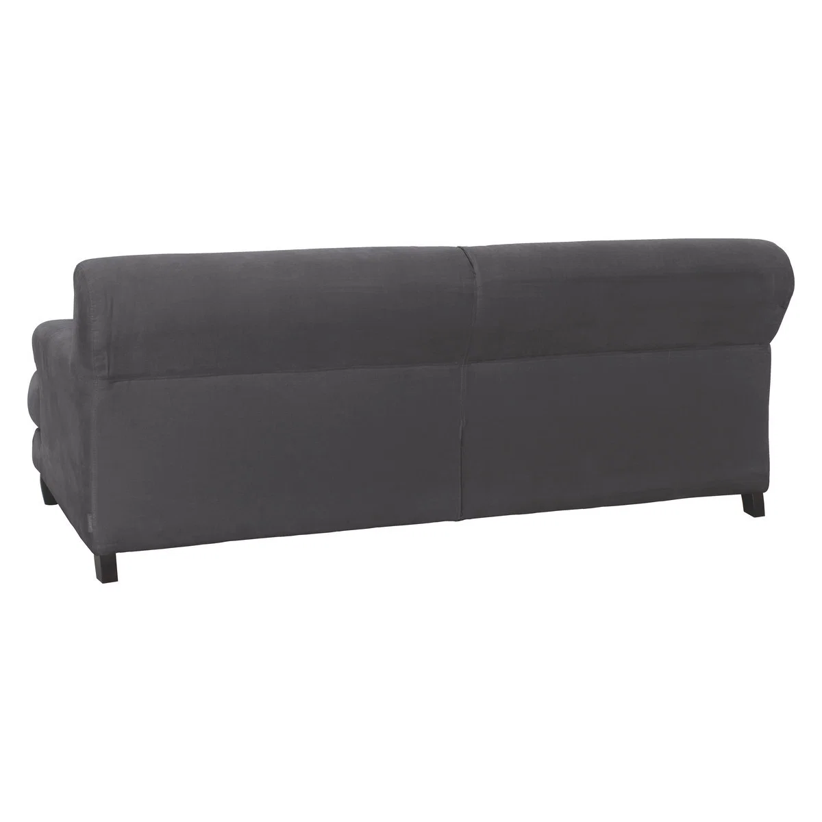 Askem Charcoal Grey Brushed Cotton 3 Seater Sofa, Charcoal – image 5
