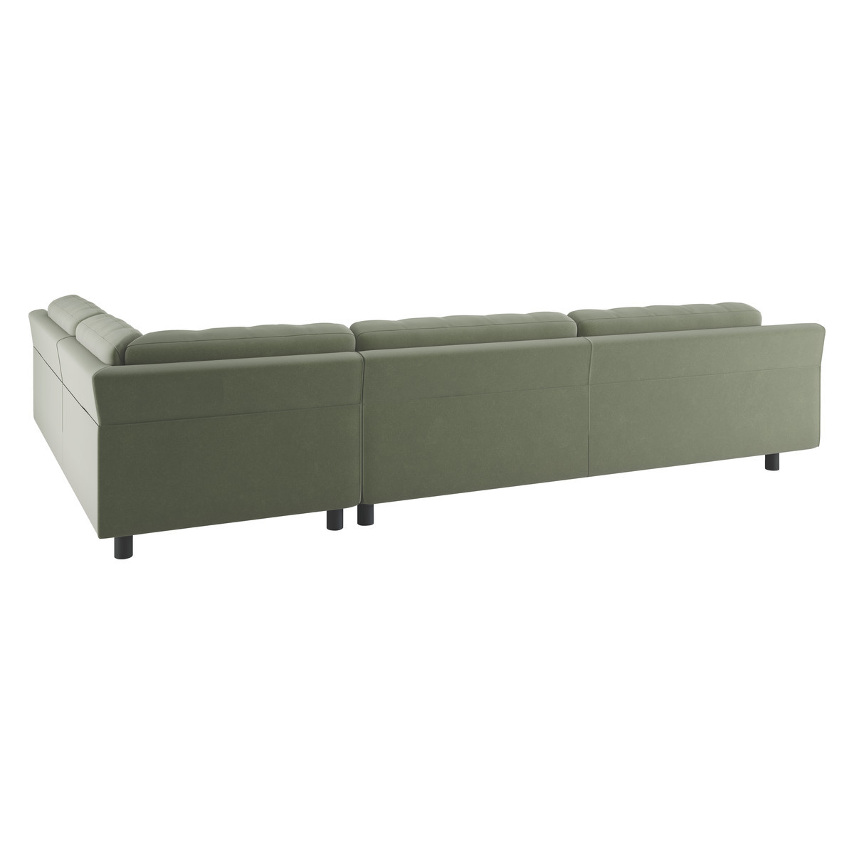 Hendricks Sage Green Velvet Left-Arm Corner Sofa, Green Green – image 6