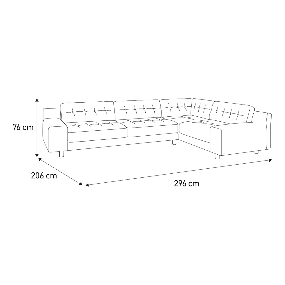 Hendricks Sage Green Velvet Left-Arm Corner Sofa, Green Green – image 8