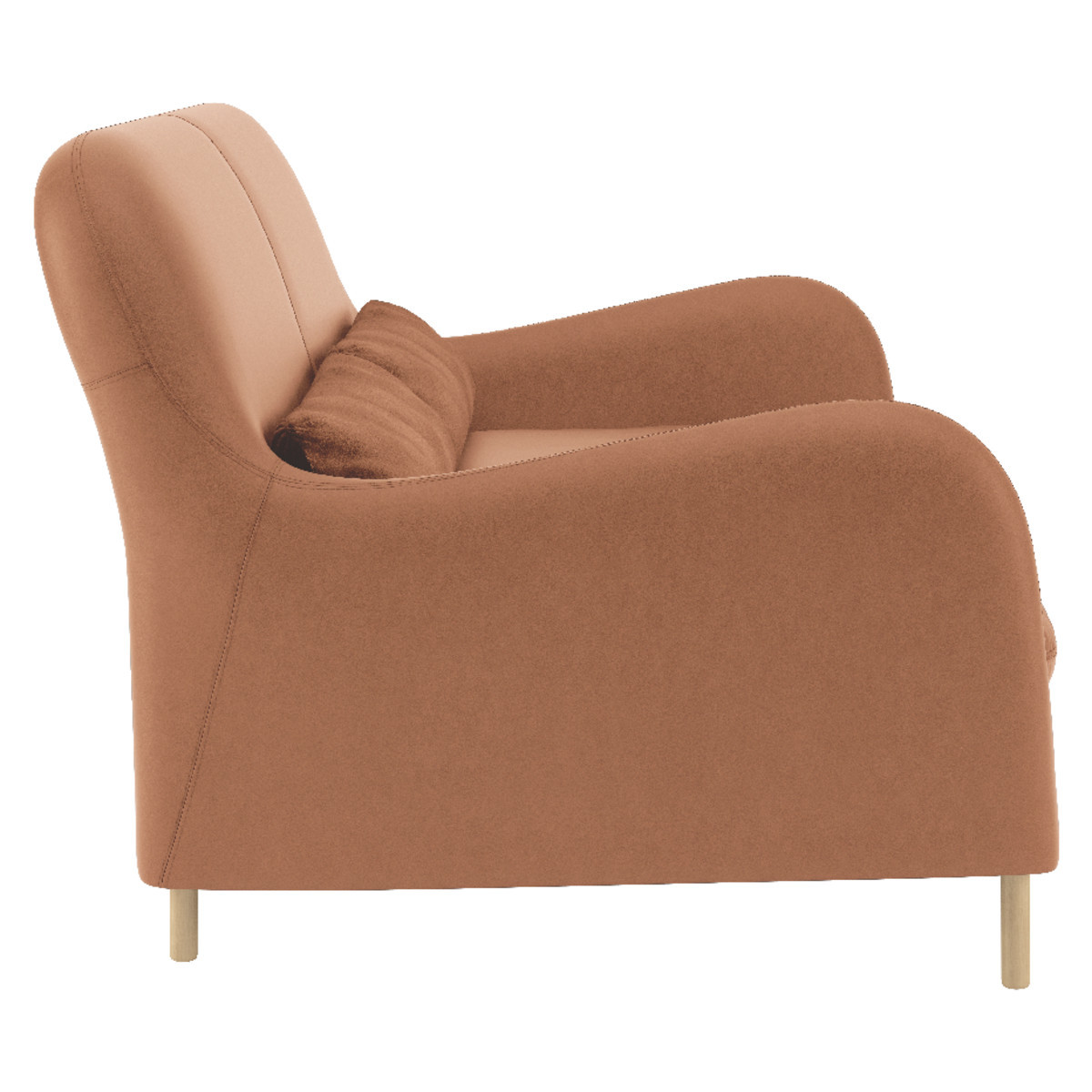 Smithfield Tan Luxury Leather 3 Seater Sofa, Tan – image 3